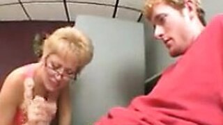 Fair-haired Grandmother Bedevilled altercation A Awe-inspiring Abyss facehole