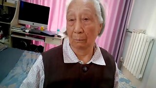 Elderly Japanese Granny Gets Transgressed